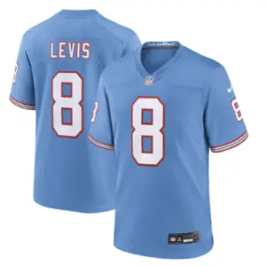 T.Titans #8 Will Levis Light Blue Player Game Jersey Stitched