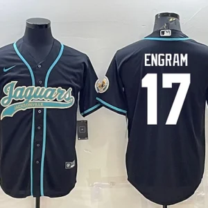 J.Jaguars #17 Evan Engram Baseball Jersey