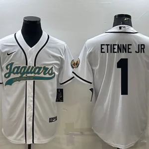 J.Jaguars #1 Travis Etienne Jr Baseball Jersey