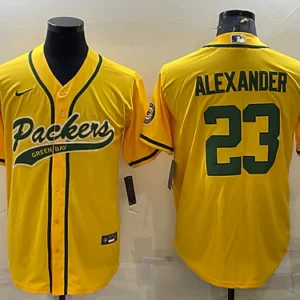 GB.Packers #23 Jaire Alexander Baseball Jersey