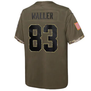 LV.Raiders #83 Darren Waller Olive 2022 Salute To Service Player Limited Jersey