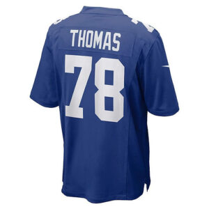 NY.Giants #78 Andrew Thomas Royal Player Game Jersey Stitched American Football