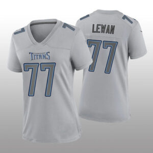 T.Titans #77 Taylor Lewan Gray Atmosphere Game Jersey Stitched American Footbal