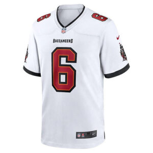 Men's Tampa_Bay_Buccaneers Baker Mayfield White Away Game Jersey