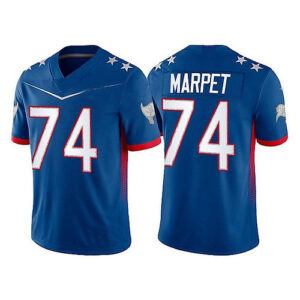 TB.Buccaneers #74 Ali Marpet 2022 Royal Pro Bowl Stitched Jersey American Footba