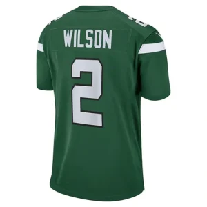 NY.Jets #2 Zach Wilson Gotham Green Game Jersey Stitched American Football Jerse