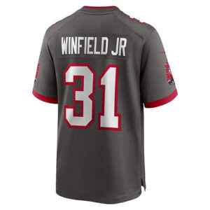 TB.Buccaneers #31 Antoine Winfield Jr. Pewter Game Jersey Stitched American Foot