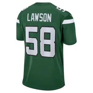 NY.Jets #58 Carl Lawson Gotham Green Game Jersey Stitched American Football Jers