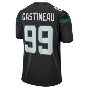 NY.Jets #99 Mark Gastineau Stealth Black Game Jersey Stitched American Football