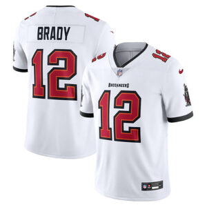 Men's Nike Tom Brady White Tampa Bay Buccaneers Vapor Untouchable Limited Jerse