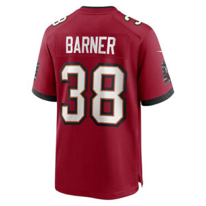 TB.Buccaneers #38 Kenjon Barner Red Game Player Jersey Stitched American Footbal