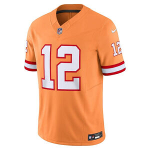 Men's Tampa_Bay_Buccaneers Tom Brady Orange Vapor F.U.S.E. Limited Jersey