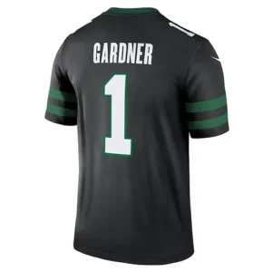 NY.Jets #1 Ahmad Sauce Gardner Alternate Legend Jersey - Legacy Black American F