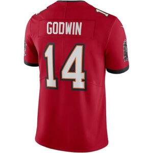 TB.Buccaneers #14 Chris Godwin Red Vapor Limited Jersey Stitched American Footba