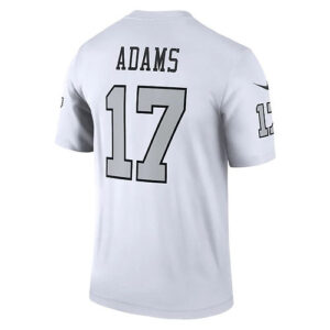 LV.Raiders #17 Davante Adams White Alternate Legend Jersey Stitched American Foo