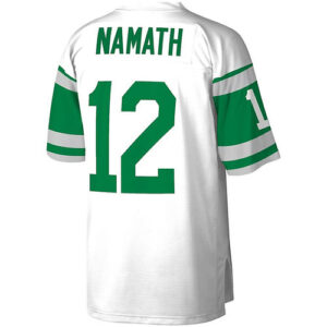 NY.Jets #12 Joe Namath Mitchell & Ness White Retired Player Legacy Replica Jerse