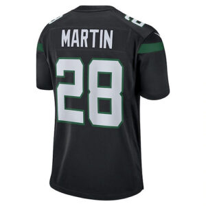 NY.Jets #28 Curtis Martin Black Retired Player Jersey Stitched American Football