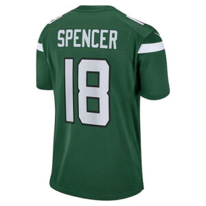 NY.Jets #18 Diontae Spencer Gotham Green Game Player Jersey Stitched American Fo