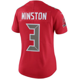 TB.Buccaneers #3 Jameis Winston Red Color Rush Limited Player Jersey Stitched Am