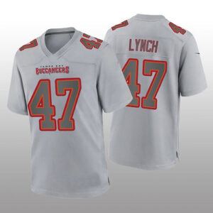 TB.Buccaneers #47 John Lynch Gray Atmosphere Game Retired Player Jersey Stitched