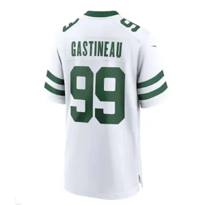 NY.Jets #99 Mark Gastineau White Legacy Retired Player Game Jersey Stitched Amer