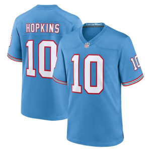 Men's NFL_Jerseys DeAndre Hopkins 10 Jersey Tennessee_Titans Football Game Playe