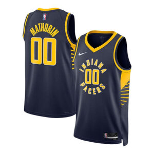 Unisex Nike Bennedict Mathurin Navy Indiana Pacers Swingman Jersey - Icon Editio