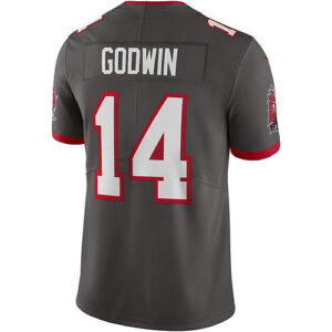 TB.Buccaneers #14 Chris Godwin Pewter Alternate Vapor Limited Jersey Stitched Am