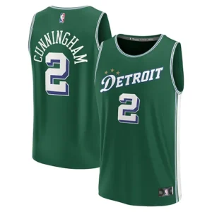 Men's Cade Cunningham Green Detroit Pistons Fastbreak Jersey - City Edition