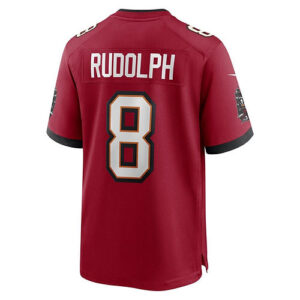 TB.Buccaneers #8 Kyle Rudolph Red Game Player Jersey Stitched American Football