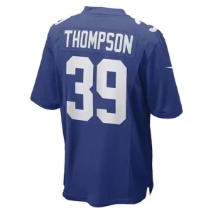 NY.Giants #39 Trenton Thompson Royal Game Player Jersey Stitched American Footba