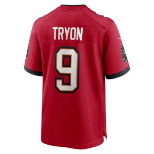 TB.Buccaneers #9 Joe Tryon Red 2021 Draft First Round Pick No. 32 Game Jersey St