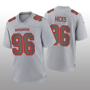 TB.Buccaneers #96 Akiem Hicks Gray Atmosphere Game Jersey Stitched American Foot