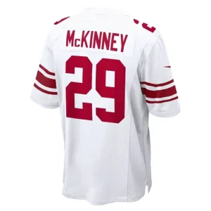 NY.Giants #29 Xavier McKinney White Away Game Player Jersey Stitched American Fo