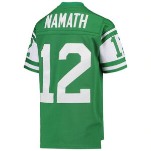 NY.Jets #12 Joe Namath Mitchell & Ness Green 1968 Legacy Retired Player Jersey S