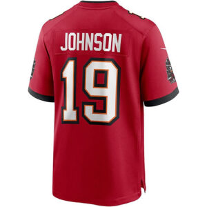 TB.Buccaneers #19 Keyshawn Johnson Red Game Retired Player Jersey Stitched Ameri