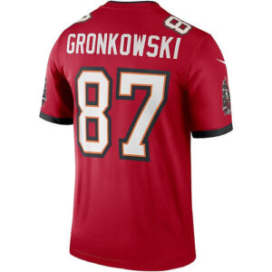 TB.Buccaneers #87 Rob Gronkowski Red Game Jersey Stitched American Football Jers