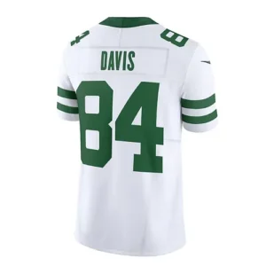 NY.Jets #84 Corey Davis White Legacy Vapor F.U.S.E. Limited Jersey Stitched Amer