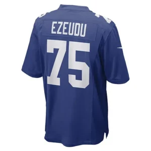 NY.Giants #75 Joshua Ezeudu Royal Game Player Jersey Stitched American Football