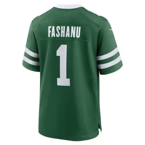 NY.Jets #1 Olu Fashanu 2024 Draft First Round Pick Player Game Jersey - Gotham G