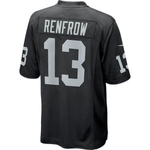 LV.Raiders #13 Hunter Renfrow Black Game Player Jersey Stitched American Footbal