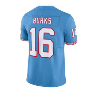 T.Titans #16 Treylon Burks Light Blue Oilers Throwback Vapor F.U.S.E. Limited Je