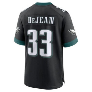 P.Eagles #33 Cooper DeJean 2024 Draft Alternate Player Game Jersey - Black Ameri