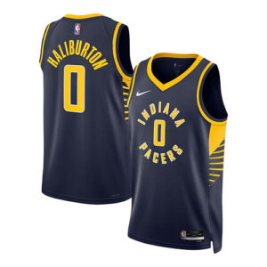 Nike Tyrese Haliburton Navy Indiana Pacers Swingman Jersey - Icon Edition