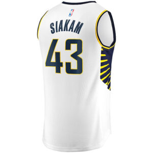 Men's Fanatics Pascal Siakam White Indiana Pacers Fast Break Player Jersey - Ass