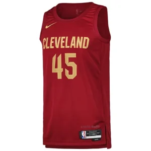 Men's Nike Donovan Mitchell Wine Cleveland Cavaliers Swingman Player Jersey - Ic