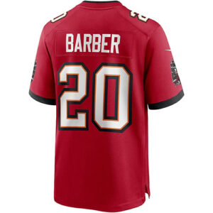 TB.Buccaneers #20 Ronde Barber Red Game Retired Player Jersey Stitched American