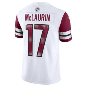 W.Commanders #17 Terry McLaurin White Vapor Limited Jersey Stitched American Fo