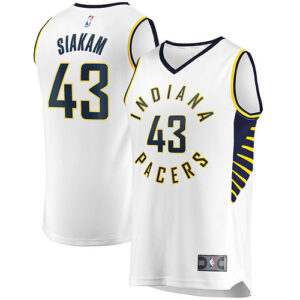 Men's Fanatics Pascal Siakam White Indiana Pacers Fast Break Player Jersey - Ass