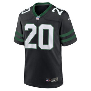 Men's Nike Breece Hall Legacy Black New York Jets Alternate Game Jersey